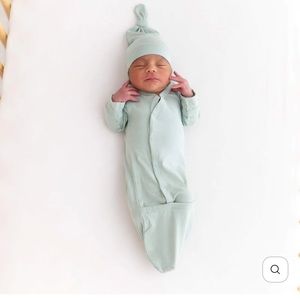 KYTE BABY Bundler + Knotted Cap in Sage